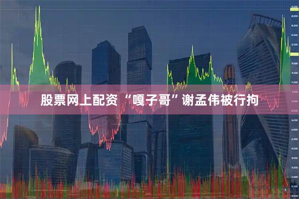 股票网上配资 “嘎子哥”谢孟伟被行拘